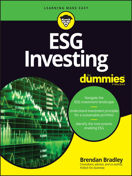 Book jacket for Esg investing for dummies